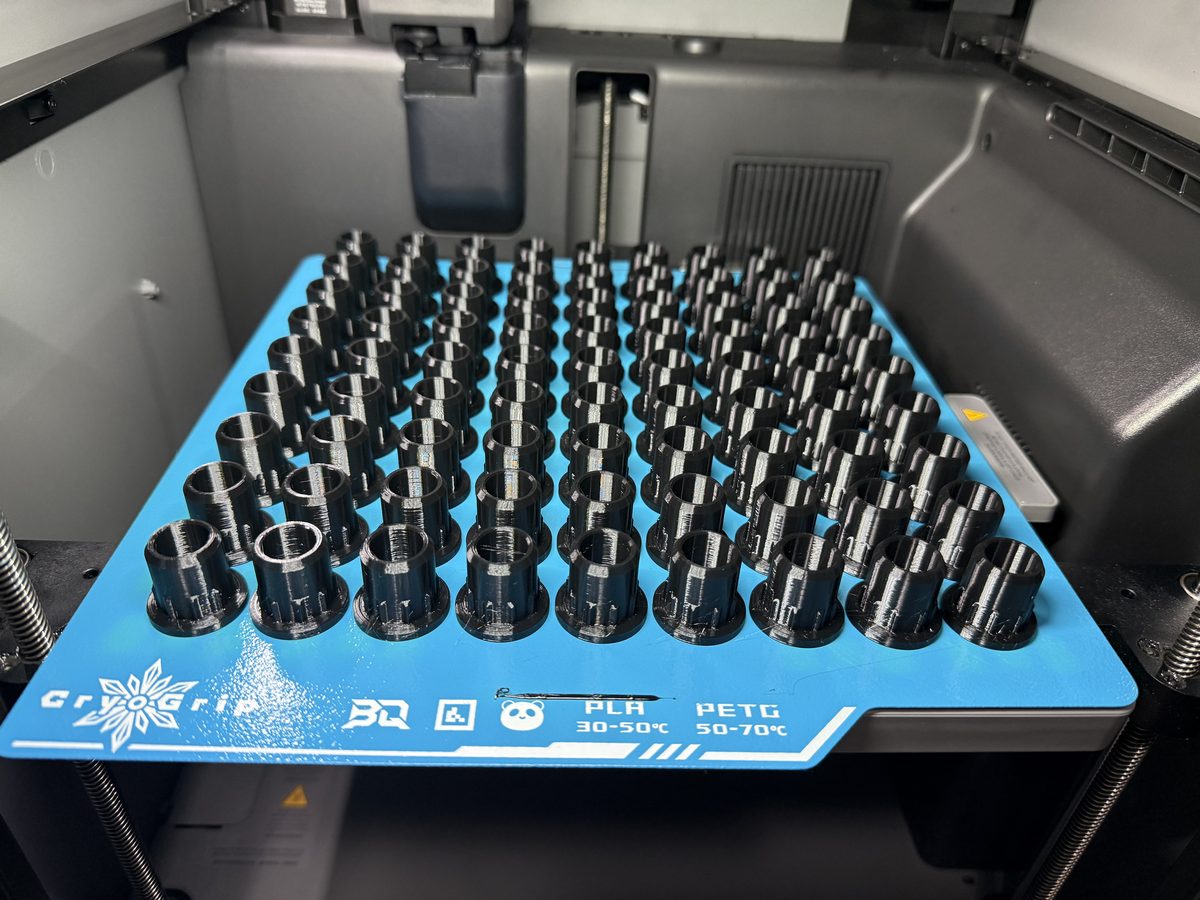 Buchas técnicas em produção